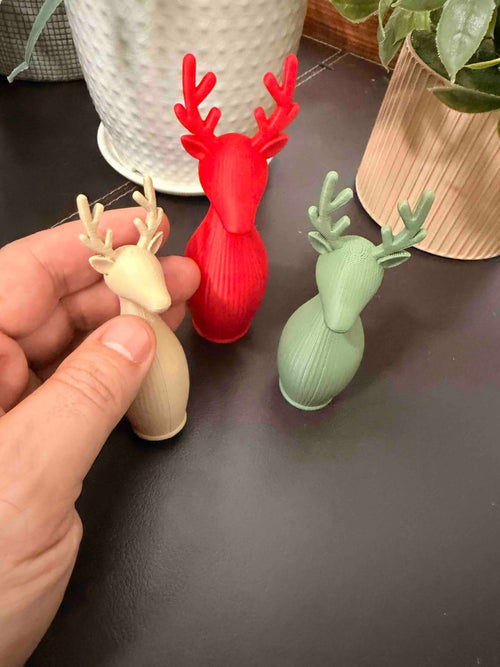 Nordic Reindeer – Minimalist Christmas Deer Figurines